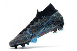 CHUTEIRA NIKE MERCURIAL SUPERFLY 7 FG ELITE AZUL/PRETO