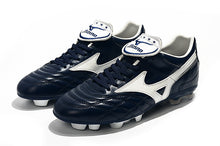 Carregar imagem no visualizador da galeria, CHUTEIRA MIZUNO WAVE CUP LEGEND FG AZUL/BRANCO
