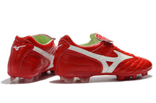 Carregar imagem no visualizador da galeria, CHUTEIRA MIZUNO WAVE CUP LEGEND FG BRANCO/VERMELHO
