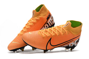 CHUTEIRA NIKE MERCURIAL SUPERFLY 7 ELITE SG LARANJA/PRETO/BRANCO