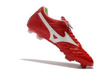 Carregar imagem no visualizador da galeria, CHUTEIRA MIZUNO WAVE CUP LEGEND FG BRANCO/VERMELHO
