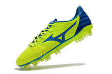 Carregar imagem no visualizador da galeria, CHUTEIRA MIZUNO REBULA V3 FG VERDE/AZUL
