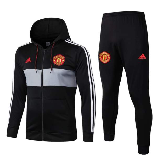 AGASALHO MANCHESTER UNITED 19/20 - PRETO E BRANCO