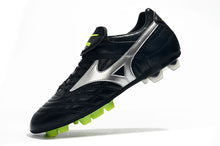 Carregar imagem no visualizador da galeria, CHUTEIRA MIZUNO WAVE CUP LEGEND FG PRETO/CINZA
