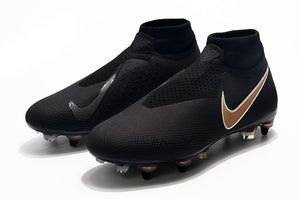 CHUTEIRA NIKE PHANTOM VISION ELITE DYNAMIC FIT SG PRETO / DOURADO