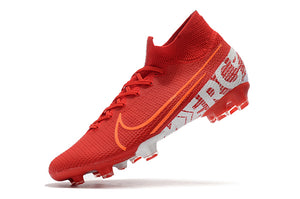 CHUTEIRA NIKE MERCURIAL SUPERFLY 7 FG ELITE VERMELHO/BRANCO