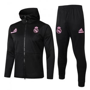 Agasalho Real Madrid 2021 Preto Rosa