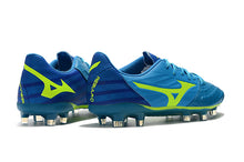 Carregar imagem no visualizador da galeria, CHUTEIRA MIZUNO REBULA V3 FG AZUL/VERDE
