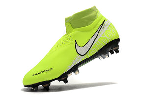 CHUTEIRA NIKE PHANTOM VISION ELITE DYNAMIC FIT SG "NEW LIGHTS" VERDE/BRANCO