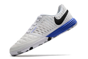 Chuteira NIKE Lunar Gato II Futsal Branco/Azul