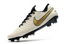 Carregar imagem no visualizador da galeria, CHUTEIRA NIKE TIEMPO LEGEND 8 ELITE FG BRANCO/DOURADO
