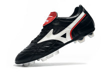 Carregar imagem no visualizador da galeria, CHUTEIRA MIZUNO WAVE CUP LEGEND FG PRETO/BRANCO/VERMELHO
