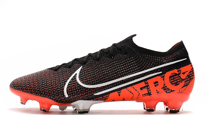 CHUTEIRA NIKE MERCURIAL VAPOR 13 FG ELITE LARANJA/PRETO/BRANCO