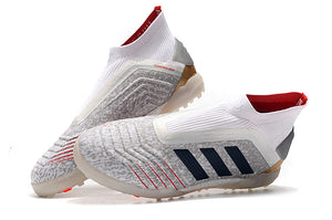 CHUTEIRA ADIDAS PREDATOR 19+ TF BRANCO/DOURADO/VERMELHO/PRETO