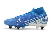 Carregar imagem no visualizador da galeria, CHUTEIRA NIKE MERCURIAL SUPERFLY 7 ELITE SG &quot;NEW LIGHTS&quot; AZUL/BRANCO
