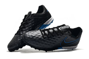 CHUTEIRA NIKE TIEMPO LEGEND 8 PRO TF PRETO/AZUL