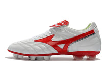 Carregar imagem no visualizador da galeria, CHUTEIRA MIZUNO WAVE CUP LEGEND FG BRANCO/VERMELHO
