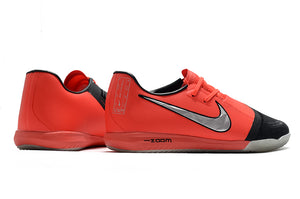 CHUTEIRA NIKE PHANTOM VENOM PRO IC VERMELHO/PRETO