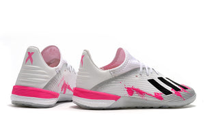 CHUTEIRA ADIDAS X 19.1 TF ''PRATA/ROSA"