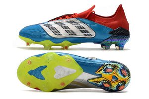 CHUTEIRA ADIDAS PREDATOR ARCHIVE LIMITED EDITION "AZUL/PRATA/PRETO/VERDE"