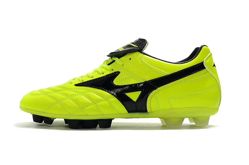 CHUTEIRA MIZUNO WAVE CUP LEGEND FG PRETO/AMARELO