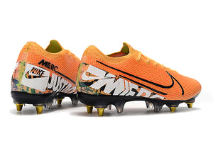 CHUTEIRA NIKE MERCURIAL VAPOR 13 ELITE SG LARANJA/PRETO/BRANCO