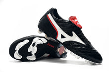 Carregar imagem no visualizador da galeria, CHUTEIRA MIZUNO WAVE CUP LEGEND FG PRETO/BRANCO/VERMELHO
