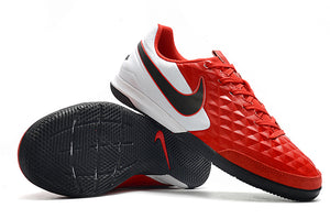 CHUTEIRA NIKE TIEMPO LEGEND 8 IC VERMELHO/BRANCO