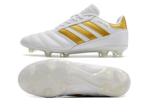 Chuteira de Campo ADIDAS Copa Mundial Icon.1 FG Branco/Dourado