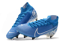 Carregar imagem no visualizador da galeria, CHUTEIRA NIKE MERCURIAL SUPERFLY 7 ELITE SG &quot;NEW LIGHTS&quot; AZUL/BRANCO
