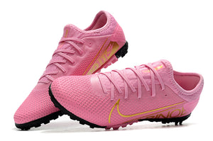 CHUTEIRA NIKE MERCURIAL VAPOR 13 TF ROSA/DOURADO