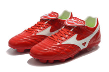 Carregar imagem no visualizador da galeria, CHUTEIRA MIZUNO WAVE CUP LEGEND FG BRANCO/VERMELHO
