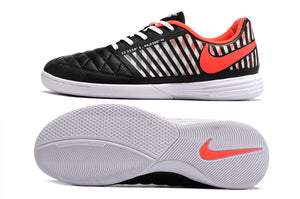 Chuteira NIKE Lunar Gato II Futsal Branco/Preto/Vermelho