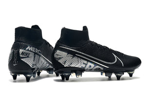 CHUTEIRA NIKE MERCURIAL SUPERFLY 7 ELITE SG PRETO/CINZA