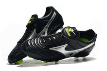 Carregar imagem no visualizador da galeria, CHUTEIRA MIZUNO WAVE CUP LEGEND FG PRETO/CINZA
