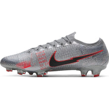 Carregar imagem no visualizador da galeria, CHUTEIRA NIKE MERCURIAL VAPOR 13 FG ELITE CINZA/VERMELHO
