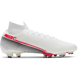 CHUTEIRA NIKE MERCURIAL SUPERFLY 7 FG ELITE VERMELHO/BRANCO/PRETO