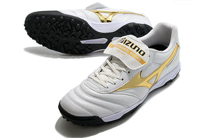 MIZUNO MORELIA II AS / TF BRANCA/DOURADO