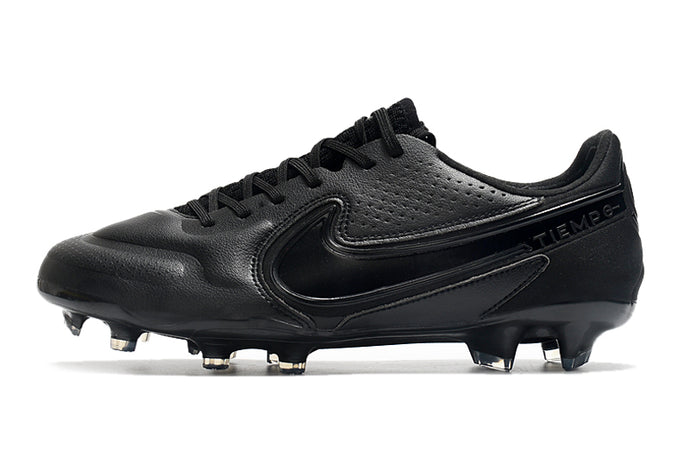 Nike tiempo black and 2025 white