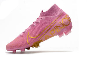 CHUTEIRA NIKE MERCURIAL SUPERFLY 7 FG ELITE ROSA/DOURADO