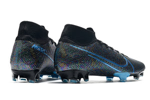 CHUTEIRA NIKE MERCURIAL SUPERFLY 7 FG ELITE AZUL/PRETO