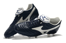 Carregar imagem no visualizador da galeria, CHUTEIRA MIZUNO WAVE CUP LEGEND FG AZUL/BRANCO
