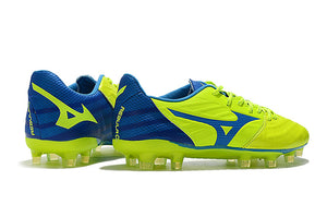 CHUTEIRA MIZUNO REBULA V3 FG VERDE/AZUL