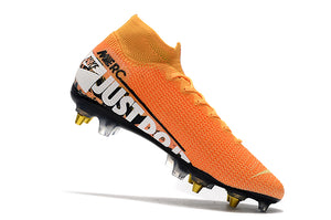 CHUTEIRA NIKE MERCURIAL SUPERFLY 7 ELITE SG LARANJA/PRETO/BRANCO