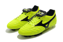 Carregar imagem no visualizador da galeria, CHUTEIRA MIZUNO WAVE CUP LEGEND FG PRETO/AMARELO
