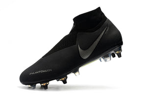 CHUTEIRA NIKE PHANTOM VISION ELITE DYNAMIC FIT SG PRETA LOGO PRATA