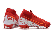 Carregar imagem no visualizador da galeria, CHUTEIRA NIKE MERCURIAL SUPERFLY 7 FG ELITE VERMELHO/BRANCO
