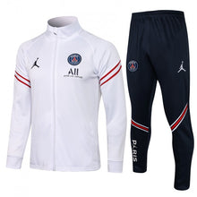 Carregar imagem no visualizador da galeria, Agasalho PSG x Jordan 2021 Paris Branco Preto
