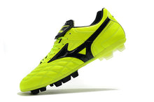 Carregar imagem no visualizador da galeria, CHUTEIRA MIZUNO WAVE CUP LEGEND FG PRETO/AMARELO
