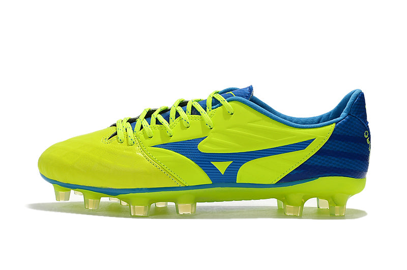 CHUTEIRA MIZUNO REBULA V3 FG VERDE/AZUL